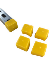 Pack of 250 Yellow End Strut Caps 1-5/8″ Plastic Vinyl Uni-Strut Safety Caps