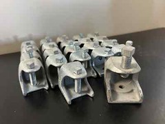 Lot of 22 Beam Clamps (Unsure of Brand & Few Different Sizes)