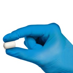 Dental Implant Surgical Sterile Sponge Graft Bone Socket Plug Ø10mm L20mm