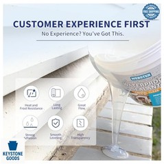 Transparent Waterproof Coating 35 oz Invisible Leak Proof Sealant for Roof Wall