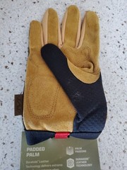 Mechanix Wear Landscape Canvas Leather Padded Palm Gloves 4964221 size LARGE