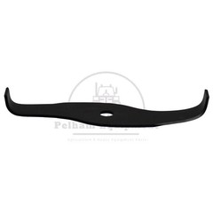 2-Tooth S-Shaped Mulching Blade 280mm x 20mm x 4mm Brushcutter