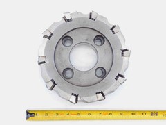 VR/WESSON 8″ O.D. FACE MILL NPR6-1508-10 2 1/2 PILOT 1″ KEY HOLDS 10 INSERTS 8.0