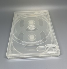 2 Top Quality Original Scanavo 22mm Multi 7 DVD Case, Clear, DVD7/ONET.PB3.KR
