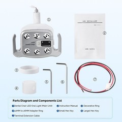 Dental LED Lamp Oral Light For Unit Chair adjustable Induction Sensor Oral Light