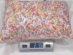2.5-LB Multicolor Recycled & Shredded PP5 Polypropylene (PP) #10