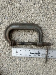 (2) Wilton C Clamps No. 404 And No. 402 Heavy Duty USA