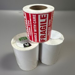2 DYMO 4XL Direct Thermal Shipping Labels 4×6 Compatible 220/Roll, Fragile Label