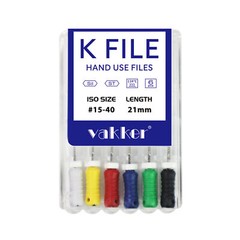 Dental K-Files Stainless Steel Hand Use Endo Root Canal File 21/25/31mm All Size