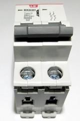 2 Amp LSis 2 Pole Din Rail MCB Circuit Breaker UL1077 6kA @ 480V; 10kA @ 240V
