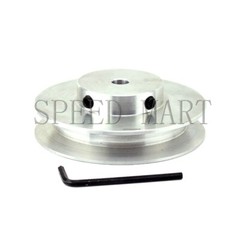 1pcs A Type Pulley Aluminium Alloy V Groove OD 100mm Bore 12mm For A Belt Motor