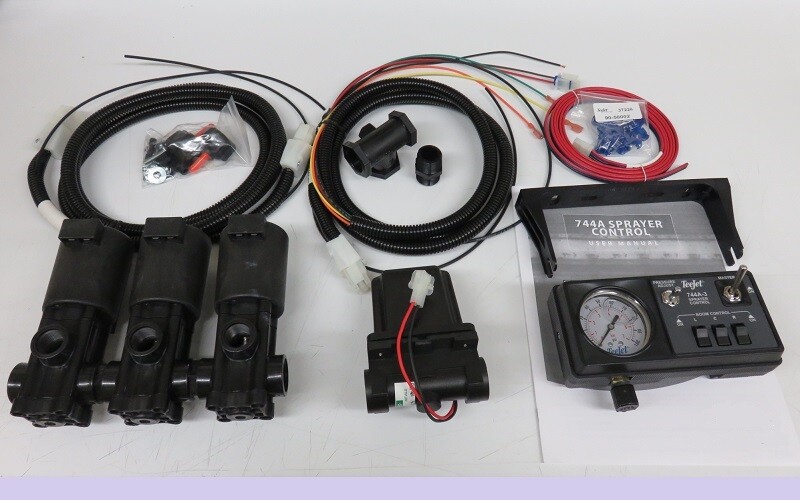 Triple Boom Control w/ 244C Regulating Valve & 144P-3 Solenoid Shutoff Valves