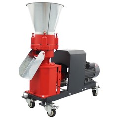 Chicken Feed Pellet Mill Machine arm Feed Granulator 4-Head Rollers 220V 1Phase