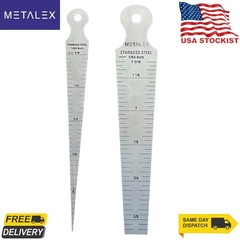 Bore Taper Gauge Set of 2 Pieces Range 1/32″ To 1-1/8″ Imperial & 1 To 30mm USA