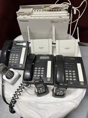 Panasonic Advanced Hybrid Phone System KX-TA624 including Several Hybryd Phones.