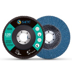 20 Pack 4.5” x 7/8″ 120 Grit Zirconia Flap Disc Sanding Grinding Wheel T29 115mm