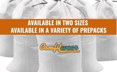 Heavy Duty Durable SandBags Empty Woven Water Resistant UV Protection (10 PACK)