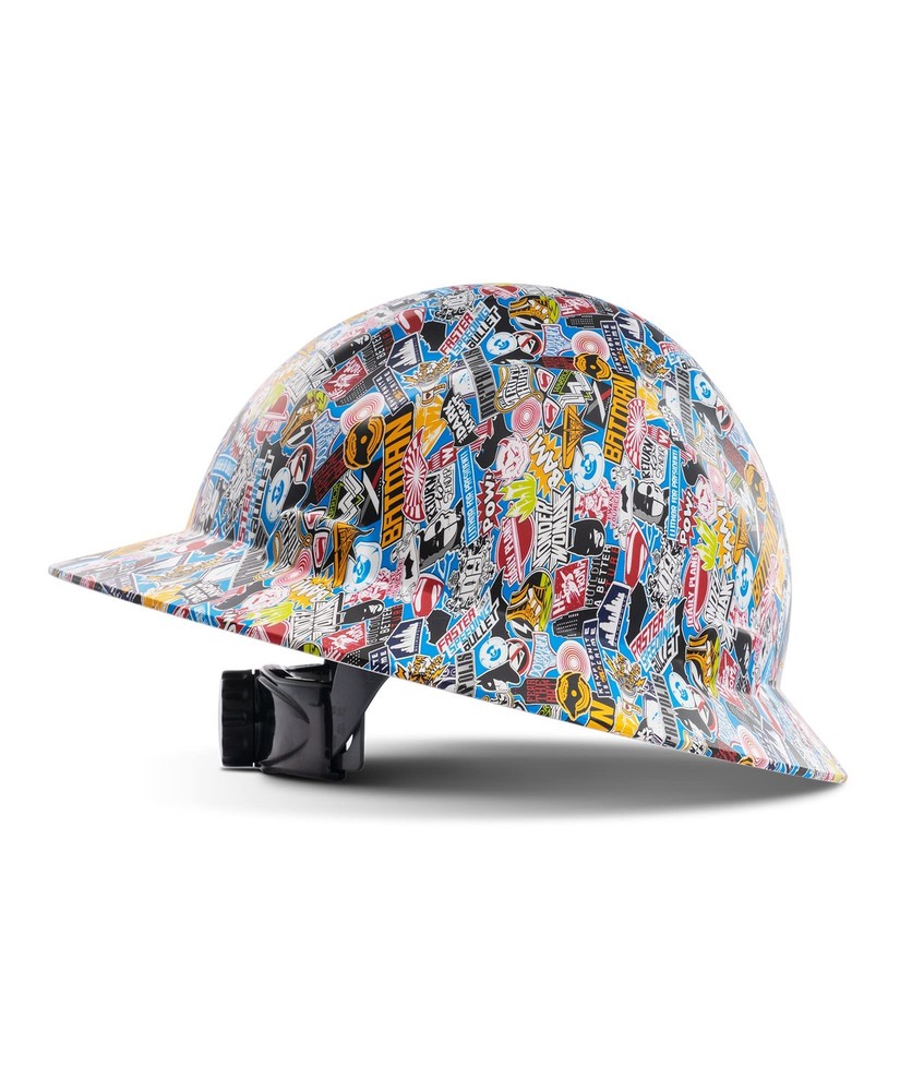 LANON Full Brim Hard Hat OSHA Construction Work Approved Premium Multicolor D…