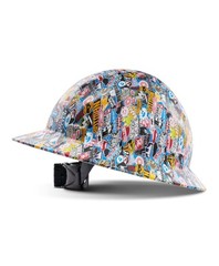 LANON Full Brim Hard Hat OSHA Construction Work Approved Premium Multicolor D…