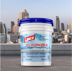 Siliconizer Acrylic Elastomeric White Reflective Roof Sealer, Low V.O.C, 5 Gal