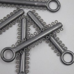1040Pcs Dental Ligature Rubber Ties Orthodontic Elastic Bands Braces 6 Color