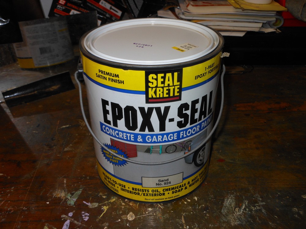Gallon Seal Krete 924 Sand Epoxy-Seal Concrete & Garage Floor Paint Satin