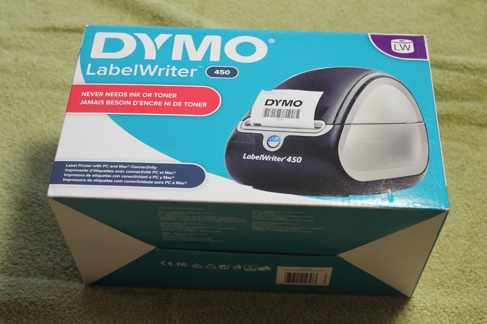 Dymo LabelWriter 450 Turbo Thermal Label Printer – Black (1750283)