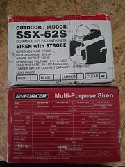 Amseco SSX-52S Indoor / Outdoor Siren Strobe & Enforcer Multi Purpose Siren