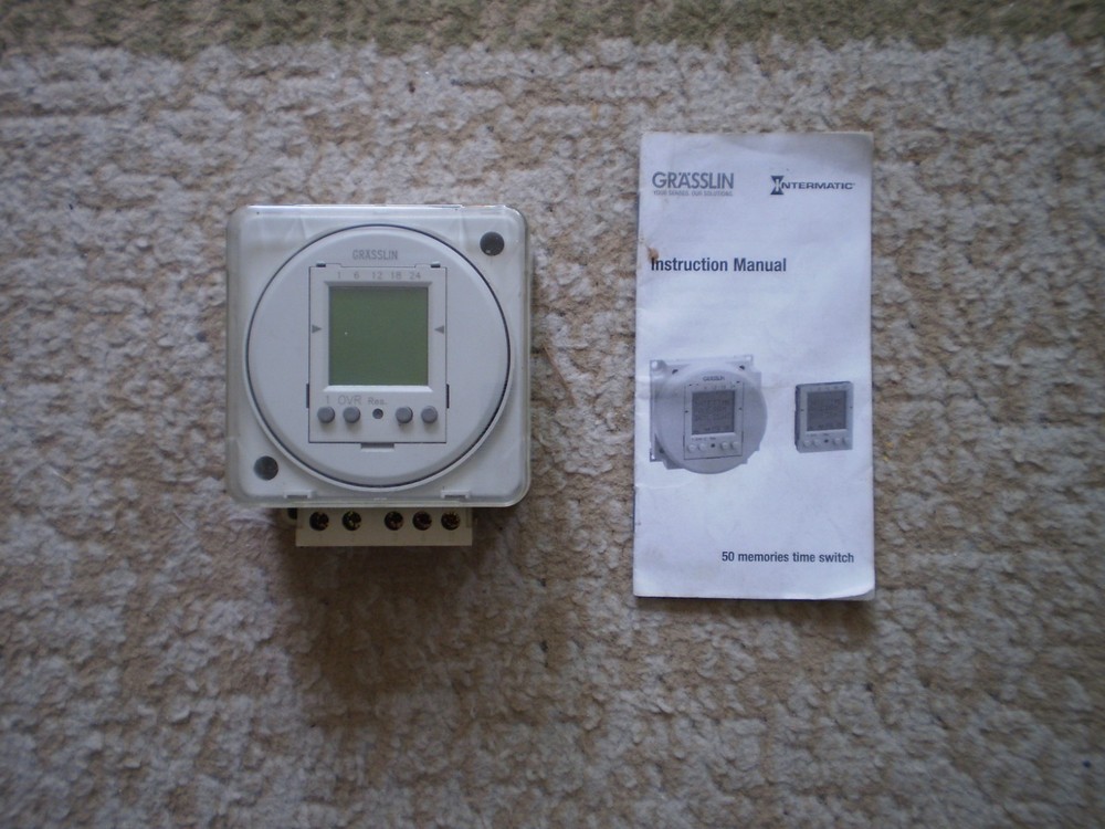 GRASSLIN INTERMATIC MIL27AQWUXH-24 FM1D50-24 24V AC/DC 7 Day Time Switch Module