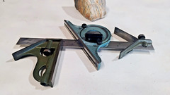 Mitutoyo 4-Pc. Combination Square Set Hardened Ruler & Heads Made In Japan