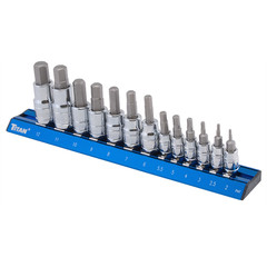 Titan 16124 TITAN 13 Pc. Metric Hex Bit Socket Set