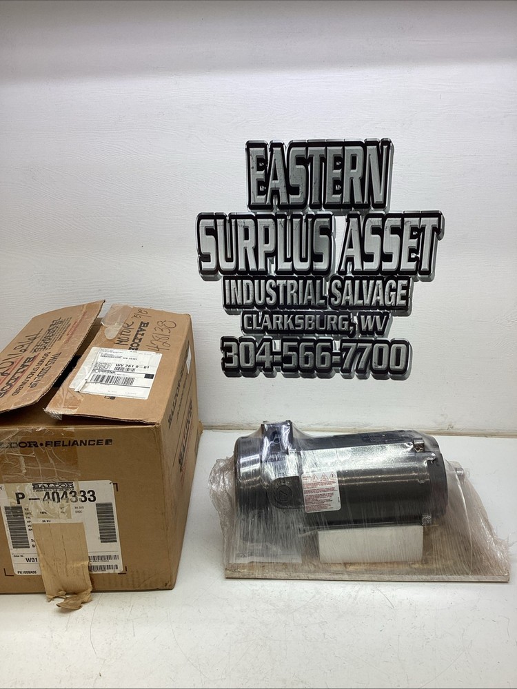Baldor Reliance DC Industrial Motor P-404333 0.56kW 180VDC Fr. D80C 3428P NIB