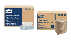 Matic Paper Hand Towel Roll Natural H1, Universal – 6 X 700Ft (290088) + Advanc