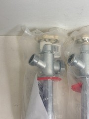 Lot of 4 – Everbilt 1/2″x 3/4″x 12″ Brass Anti-Siphon Frost Free Sillcock Valve