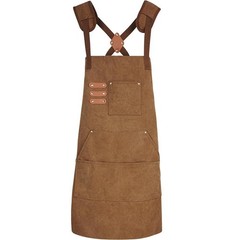 Adjustable Crossback Thick Canvas Apron for Men and Women in Various Scenarios