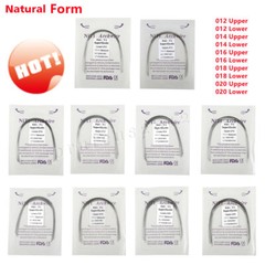 Dental Orthodontic Super Elastic Niti Round Arch Wire Ovoid/Nature Form CN