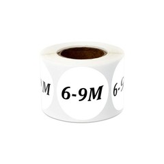 Officesmartlabels – M0 To M18-24 Sticker Bundle For Retail Store