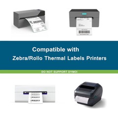 2.25”X1.25″ Direct Thermal Barcode Labels for Zebra Printer 1000 Label Per Roll