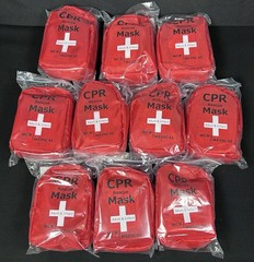 CPR Rescue Mask Kit 10-pack RM-2071-010 MCR Medical