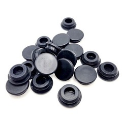 10X 1/2″ Solid Rubber Grommet Panel Plug for 1/8” Thick Wall 5/8″ OD 10 Pack
