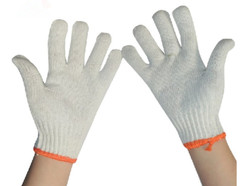 WHOLESALE 300 PAIRS WHITE POLY COTTON STRING KNIT WORK SAFETY GLOVES