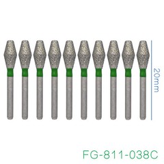 Dental Burs Diamond FG High Speed Round End Taper Ball Football Cylinder Coarse