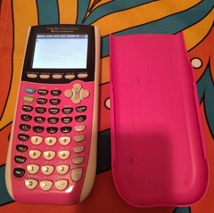 Texas Instruments TI-84 Plus C Silver Edition Graphing Calculator – Pink TESTED