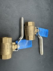 New Nibco Lead Free Brass Two-Piece Full Port Ball Valve 1″ TFP600A-LF