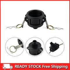 275 330 Gallon IBC Tote Tank Drain Adapter 2″Cam Lock for Garden Hose 3/4″ New