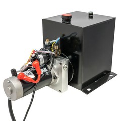 8QT Single Acting Hydraulic Pump Power Unit with Wireless Remote Control 12V