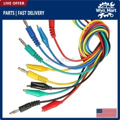22Pcs Automotive Back Probe Kit Multimeter Test Leads Alligator Clips Wire Tool#