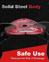3 Inch Diamond Cut Off Wheel for Metal, Rebar, Steel, Inox, Aluminum