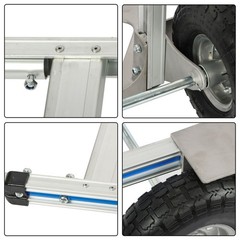 Aluminum 500Lbs Hand Truck Magliner Trolley Dolly Diecast Nose Plate 14″×7-1/2″