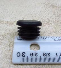 QTY 8 Plastic 7/8″ Inch OD, 14-20 Gauge Round Tube End Cap Insert Plug Glide